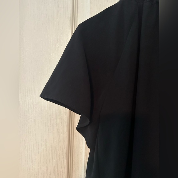 Hugo Boss Elegant Black Dress with Ties at Neck - Picture 9 of 12